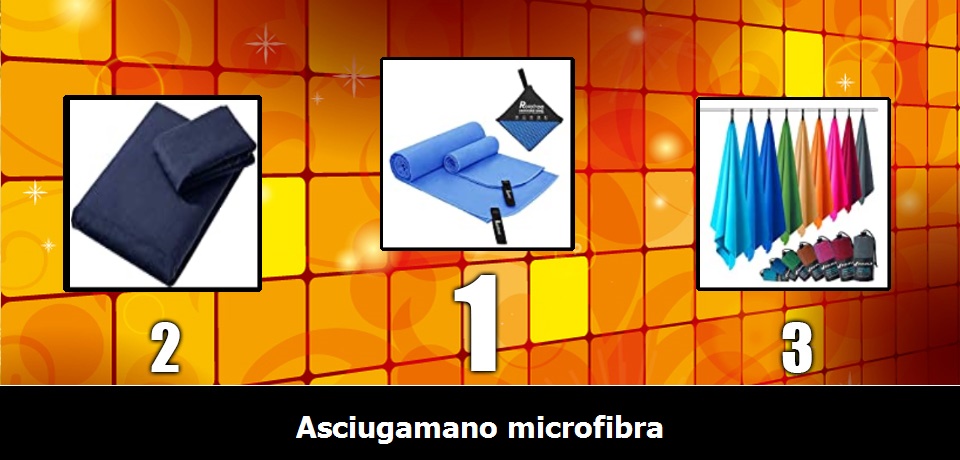 Azul NORDKAMM Set di Asciugamani in Microfibra con Certificato Oeko Tex Ultraleggero Rosso 
