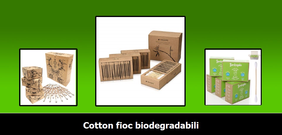 900 unità in totale Cotton fioc in cotone e bambù - Privi di plastica Pacco da 3 confezioni