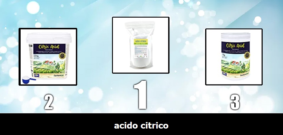 NortemBio Acido Citrico 2,7 Kg. La Migliore Qualità Alimentare. Input