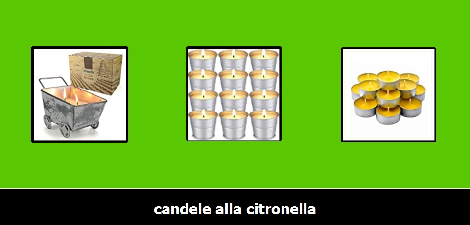 Candele Citronella di 4 Pezzi Candele Profumate da 7,2 Once Cera di Soia Naturale e Oli Essenziali in Vasetto Grande per Interno & Esterno Giardino Che Dura Fino a 120 ore per Picnic in Campeggio 